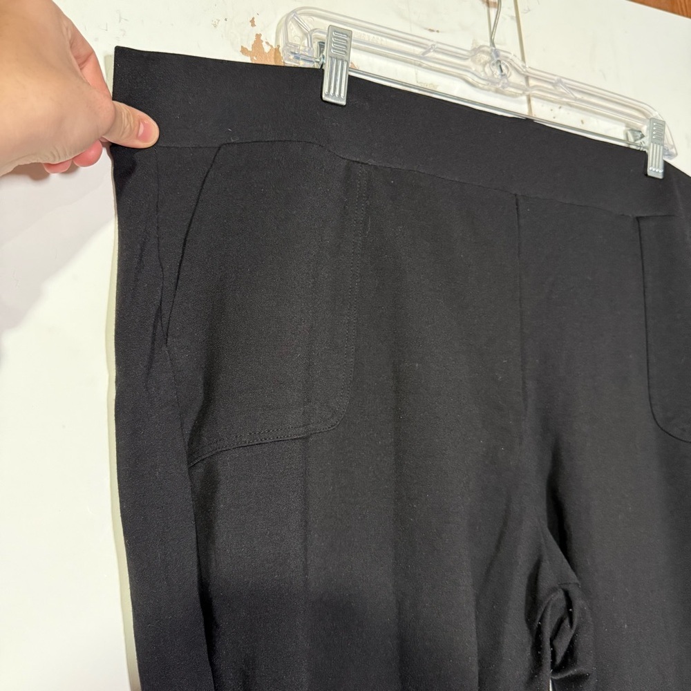 Torrid Full-Length Pocket Ponte Leggings Black Size 4X / 26 Stretch Mid Rise - Picture 4 of 13